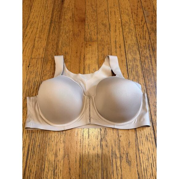 Bali Bra Womens 40DD Beige Front Close Smoothing Underwire Foam T-Shirt DF3459 - Picture 1 of 5